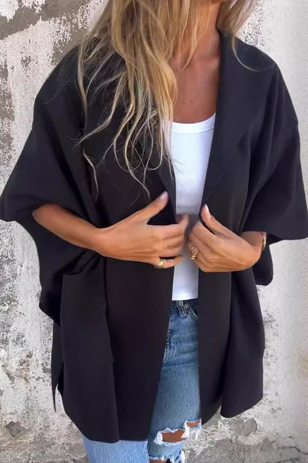 Veste Cape Femme Ouverte sur le Devant - Image 3