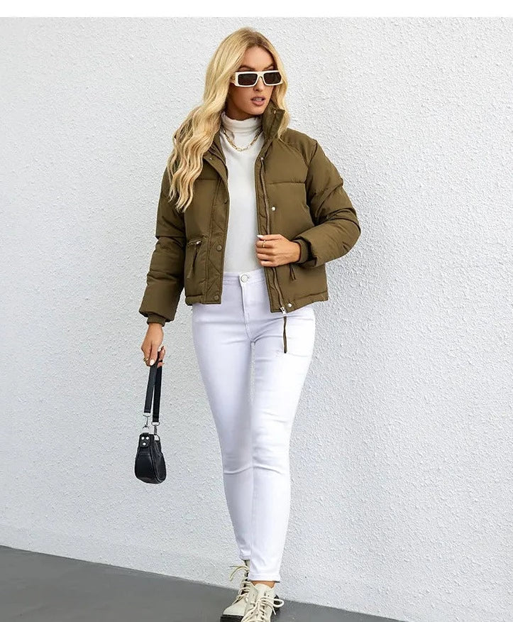 Veste matelassée boutonnée pour femme - Image 4