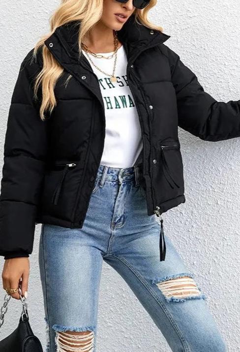 Veste matelassée boutonnée pour femme - Image 7