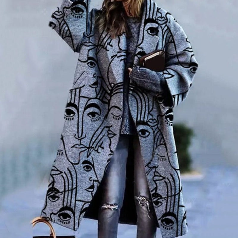 Manteau Long Oversize Femme - Image 8