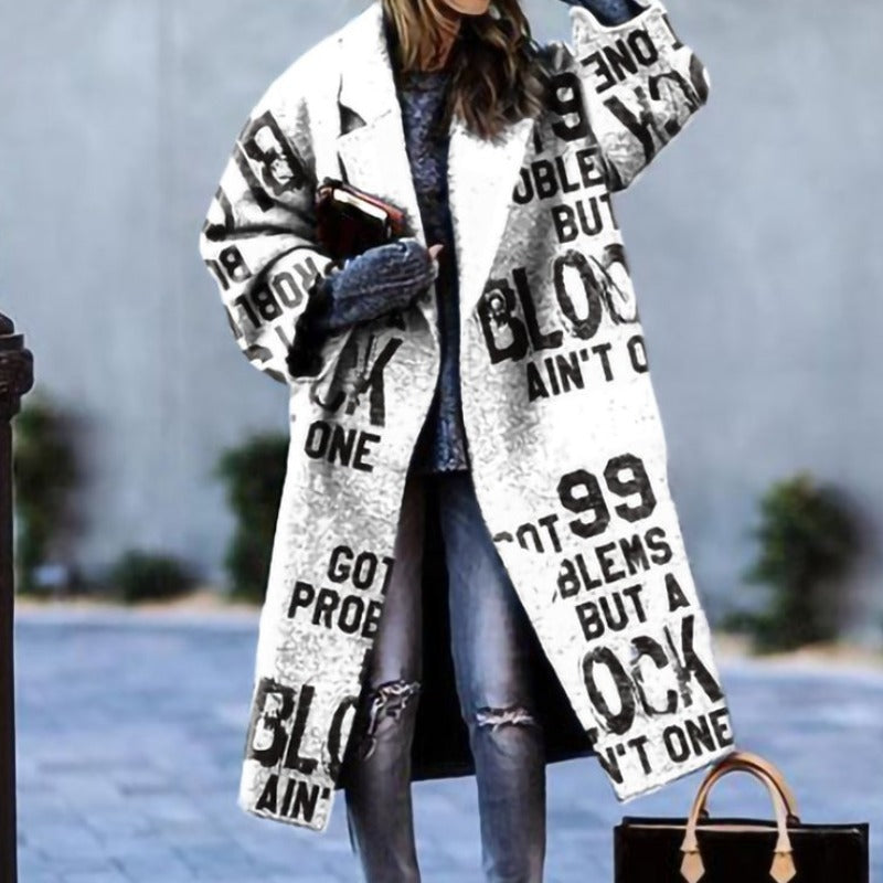 Manteau Long Oversize Femme - Image 7