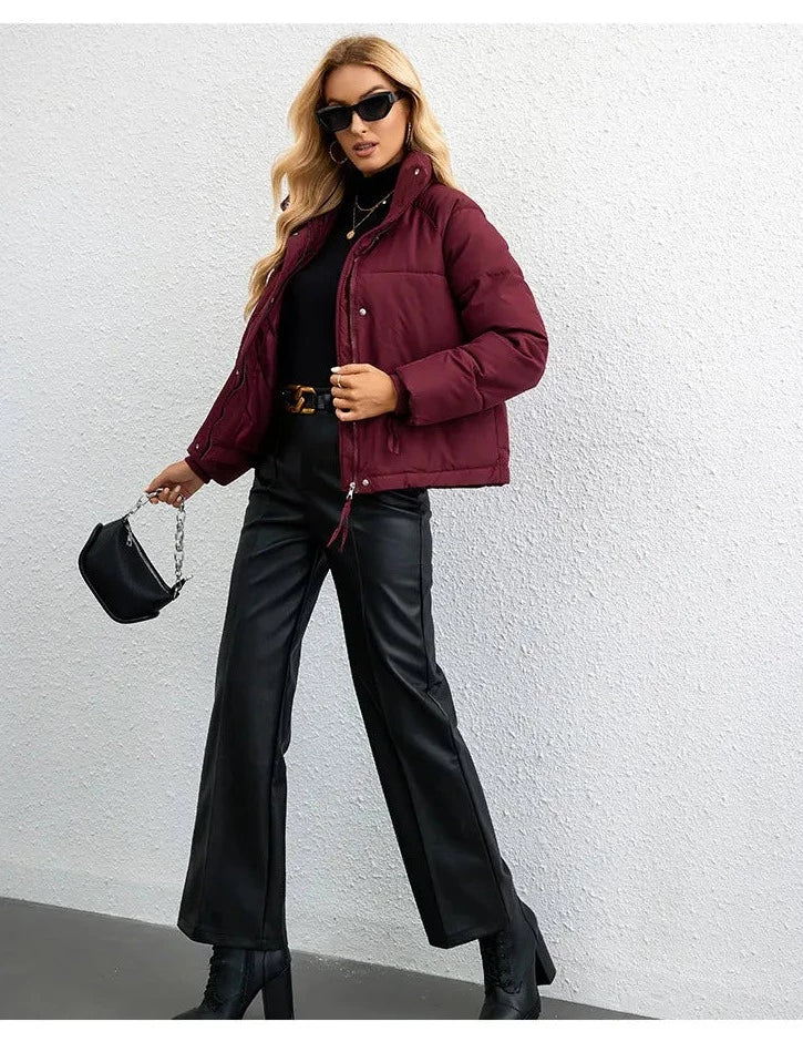 Veste matelassée boutonnée pour femme - Image 3