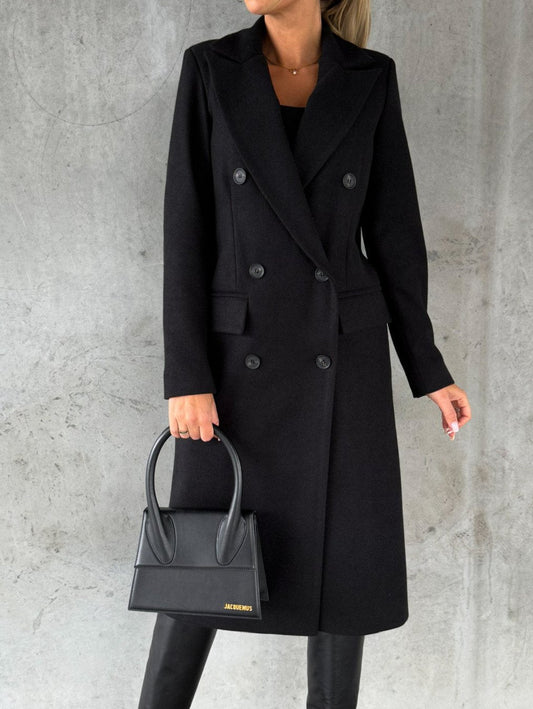 Manteau Long Croisé Femme - Image 1