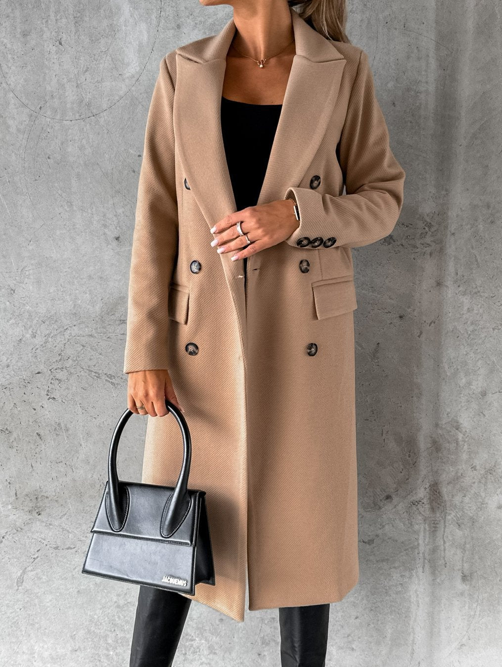 Manteau Long Croisé Femme - Image 7