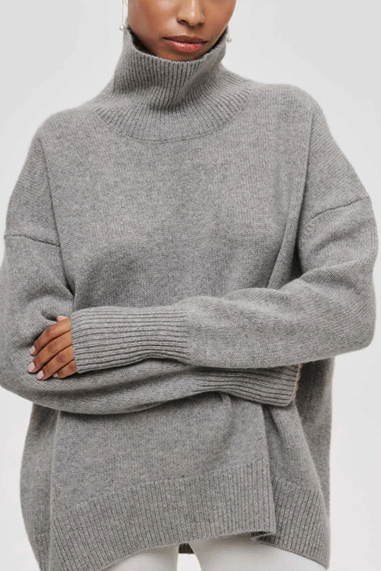 Pull ample à col roulé pour femme - Image 5