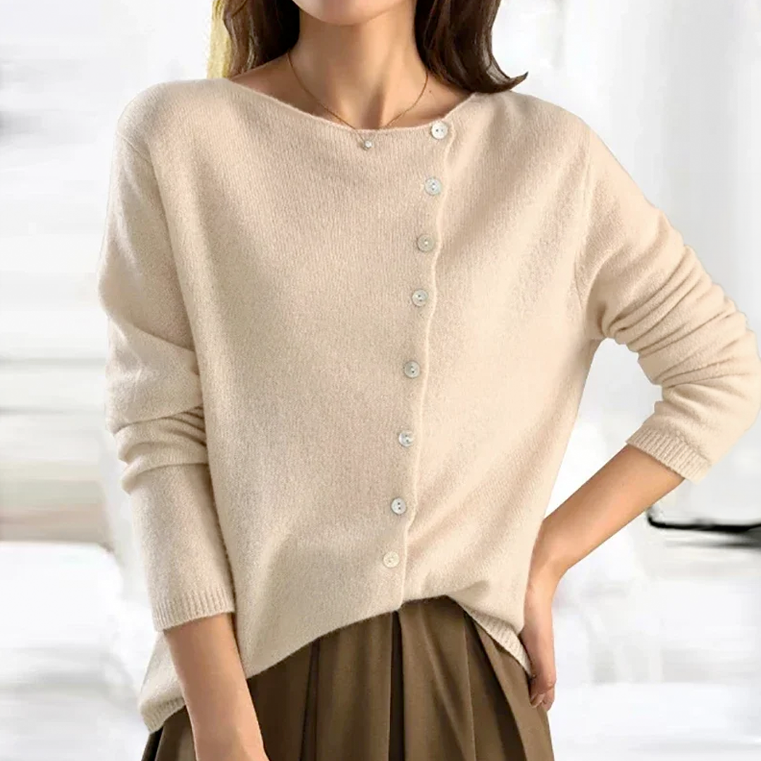 Pull boutonné pour femme - Image 2