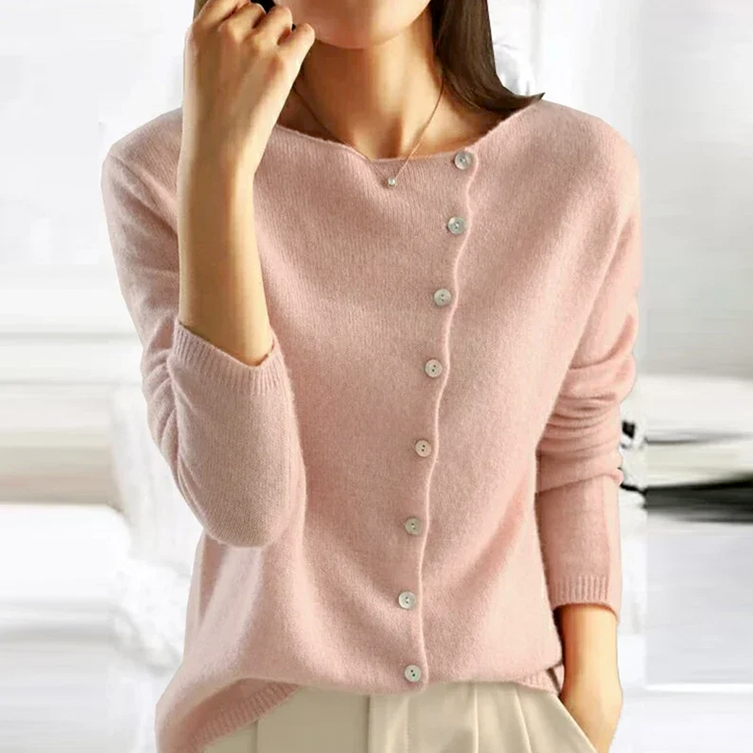 Pull boutonné pour femme - Image 1