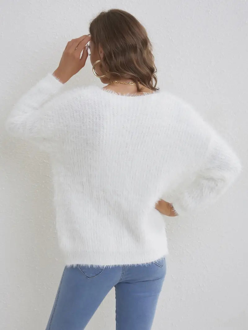 Pull V-Neck Femme - Image 2
