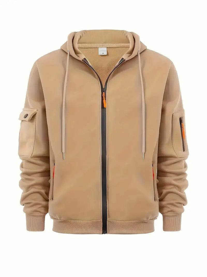 Sweat à capuche zippé pour homme - Image 5