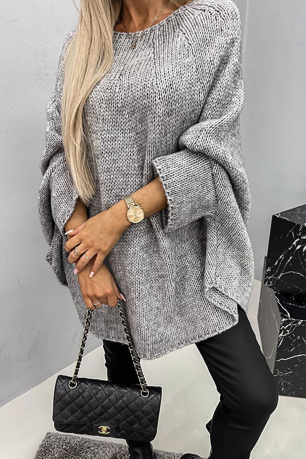 Pull ample en maille pour femme - Image 2