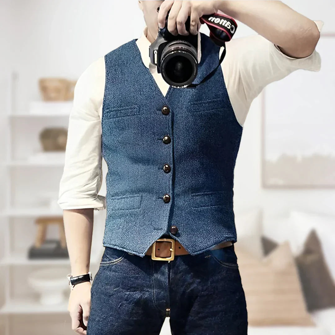 Gilet Boutonné pour Homme - Image 1