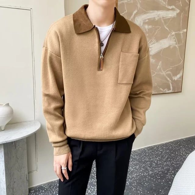 Pull à Col Zippé ¼ pour Homme - Image 2