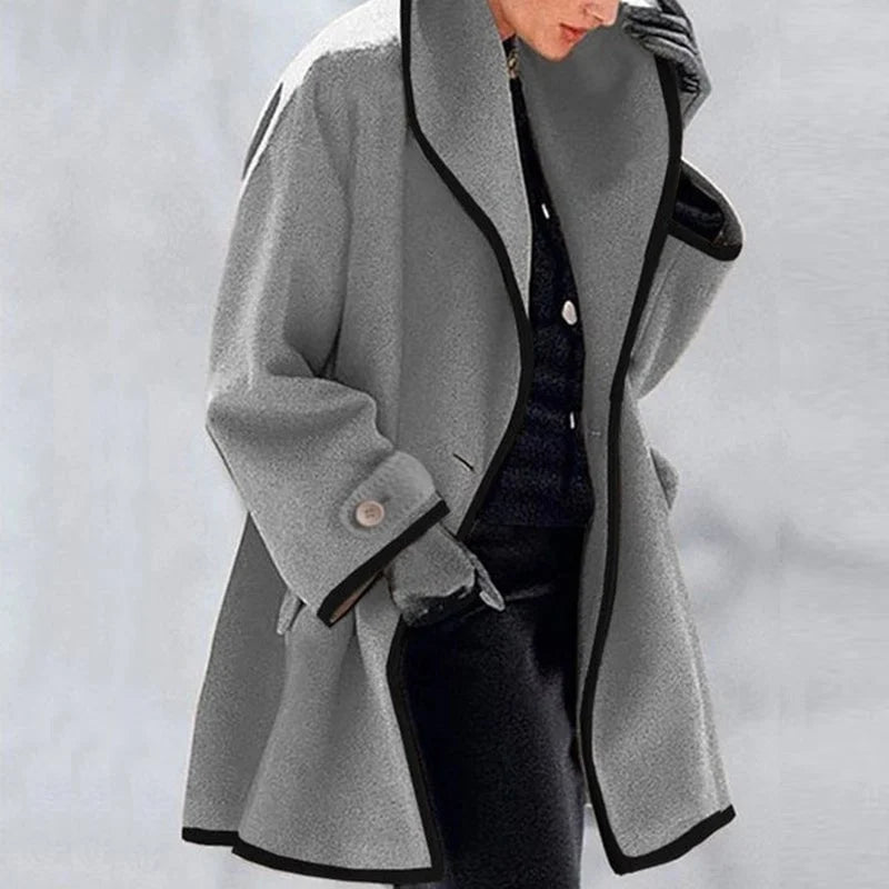 Manteau Femme Col Bateau - Image 3