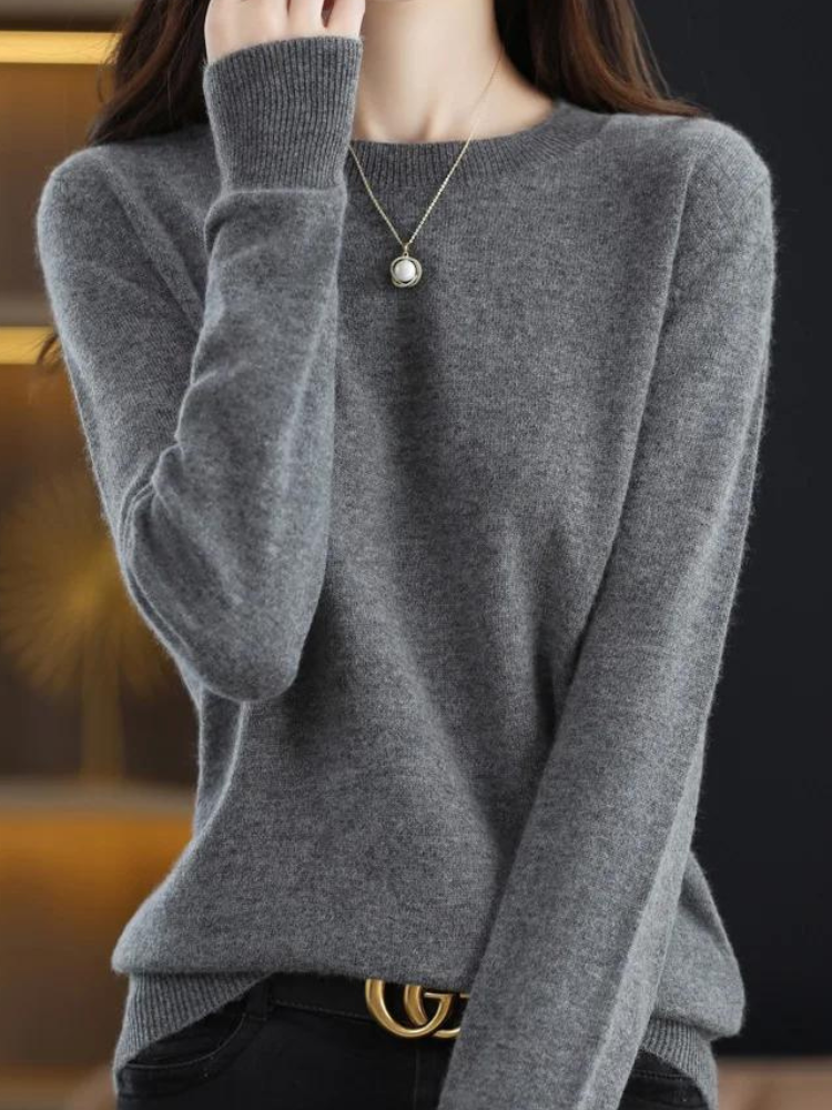 Pull ajusté en tricot pour femme - Image 4