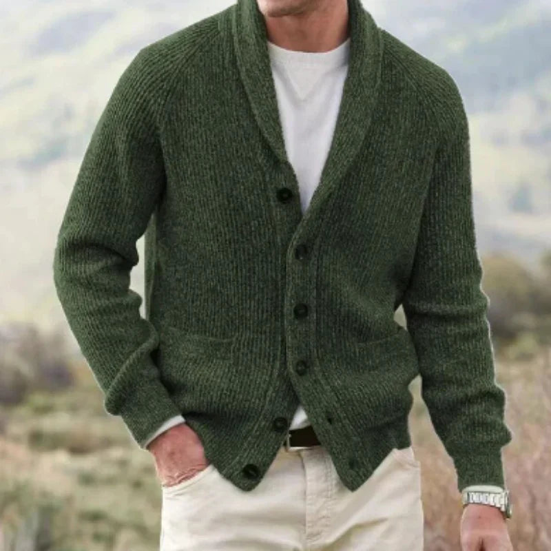 Cardigan Homme Col Châle - Image 1