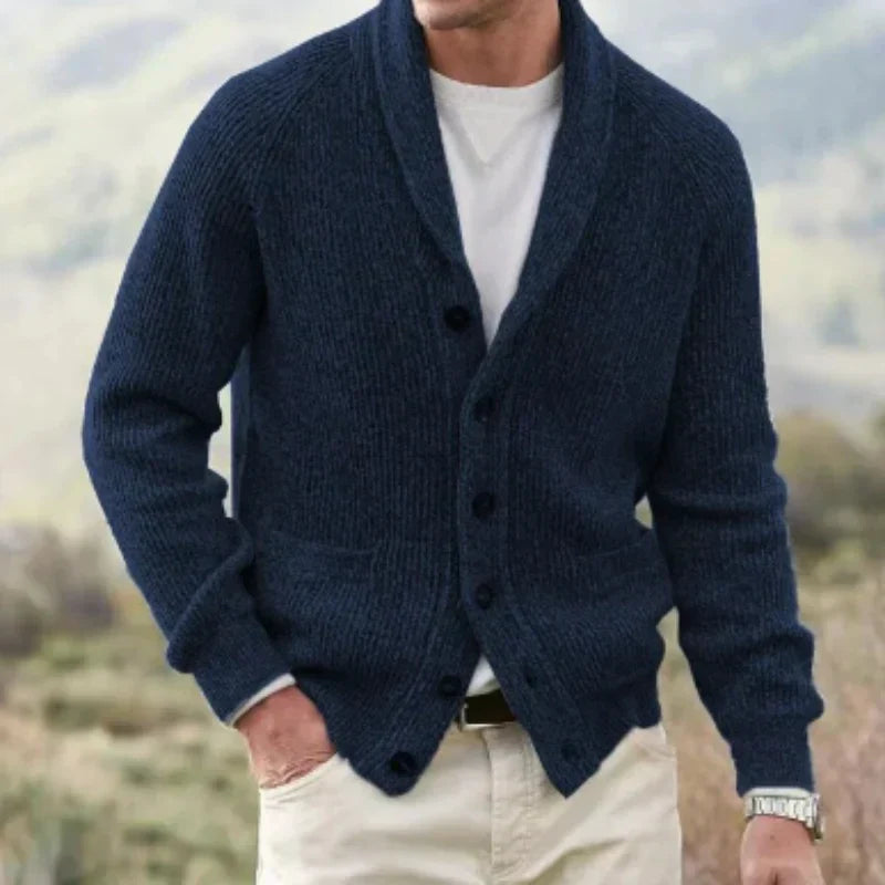 Cardigan Homme Col Châle - Image 4