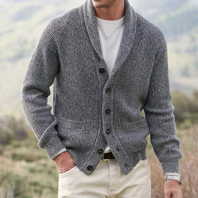 Cardigan Homme Col Châle - Image 5