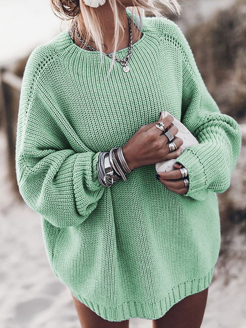 Pull ample à col rond pour femme - Image 6