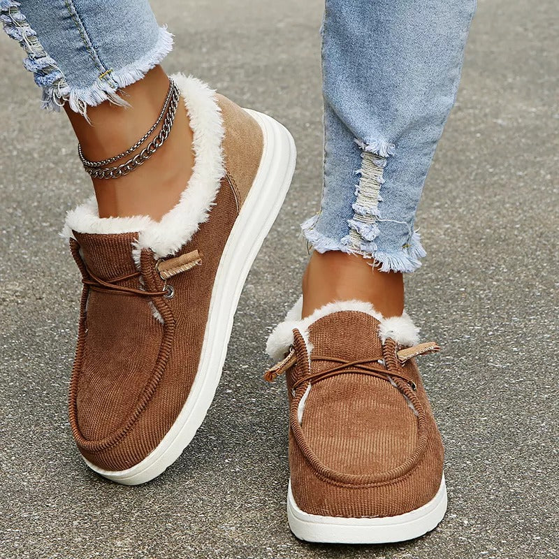 Mocassins Femme Doublés en Fausse Fourrure - Image 6