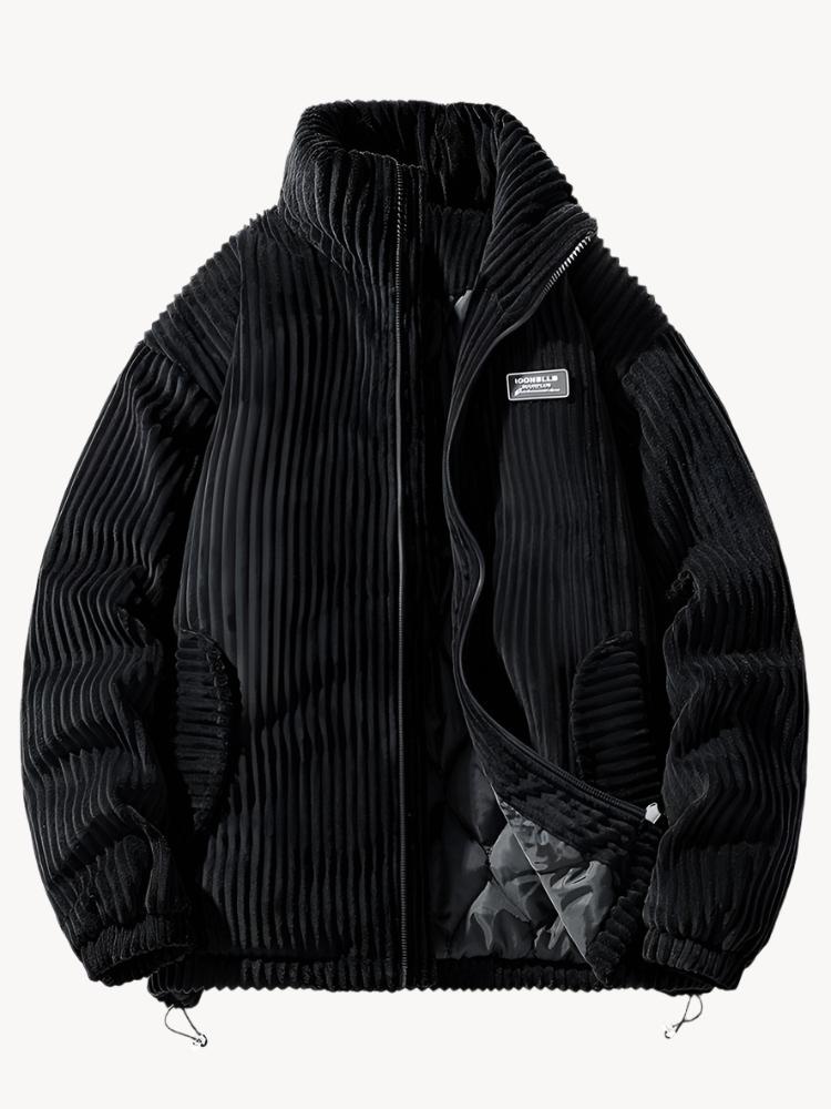 Veste Homme Zippée en Velours Côtelé - Image 2