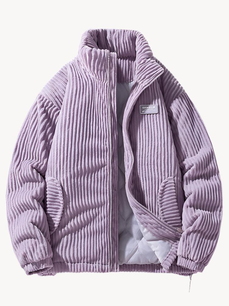 Veste Homme Zippée en Velours Côtelé - Image 4