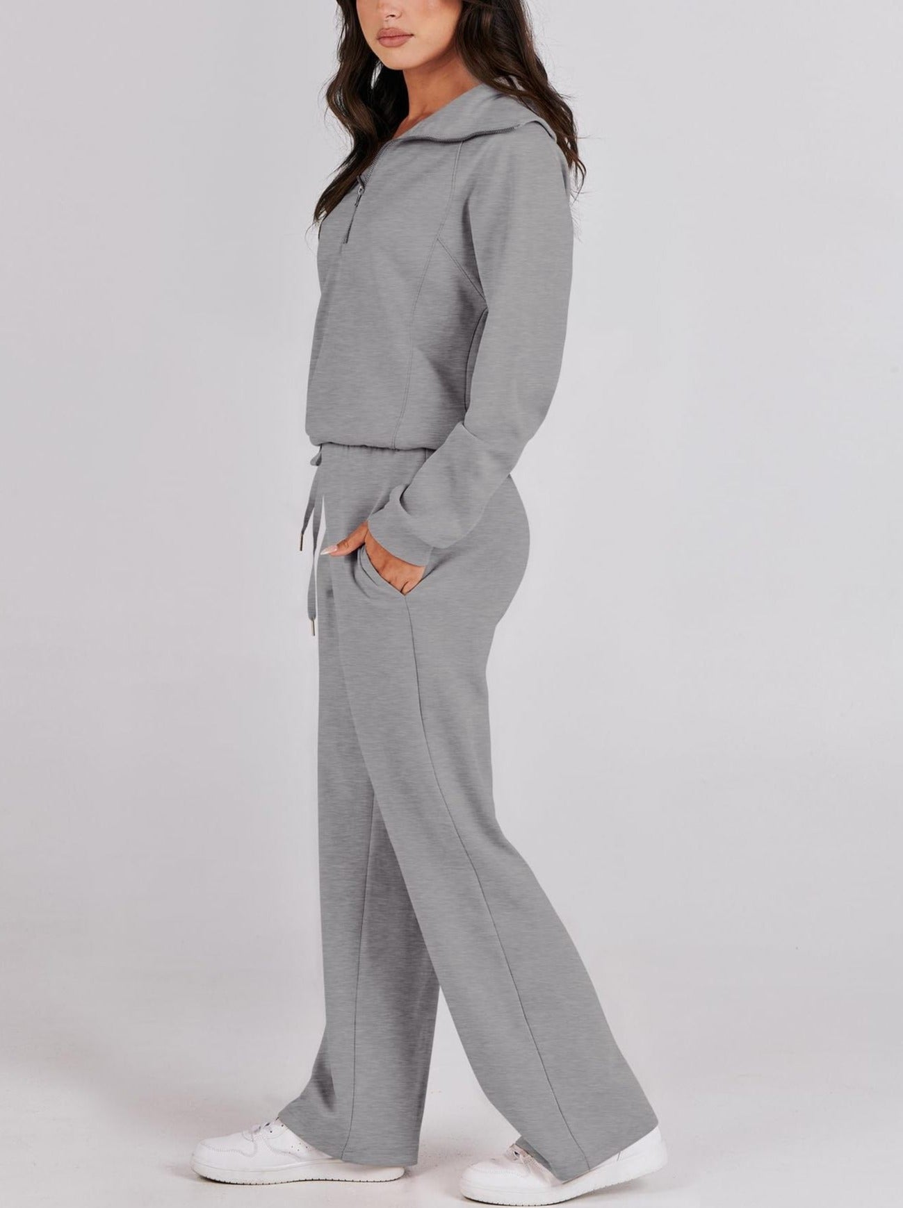 Ensemble d'intérieur pour femme à jambes larges - Image 2