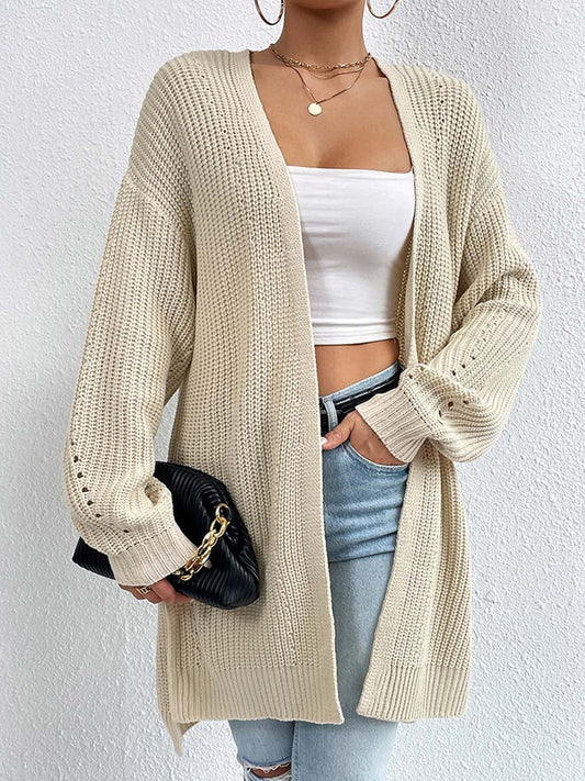 Cardigan Long en Tricot pour Femme - Image 1
