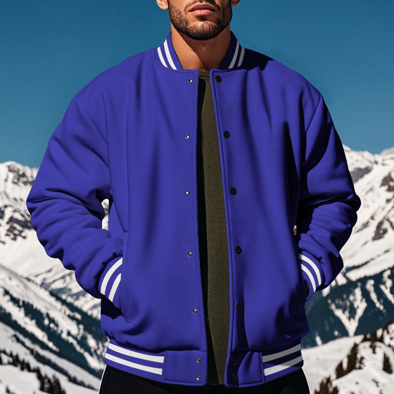 Blouson Teddy Baseball Homme - Image 6