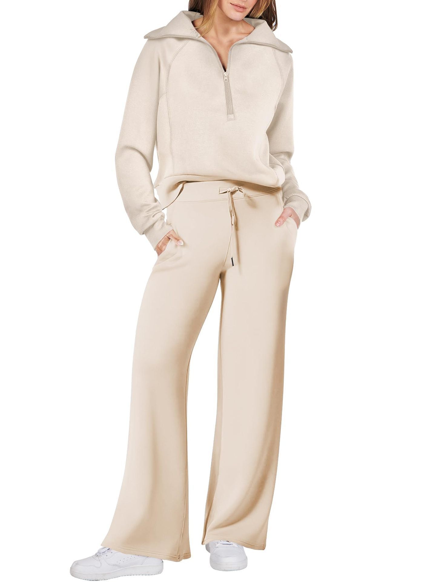 Ensemble d'intérieur pour femme à jambes larges - Image 4