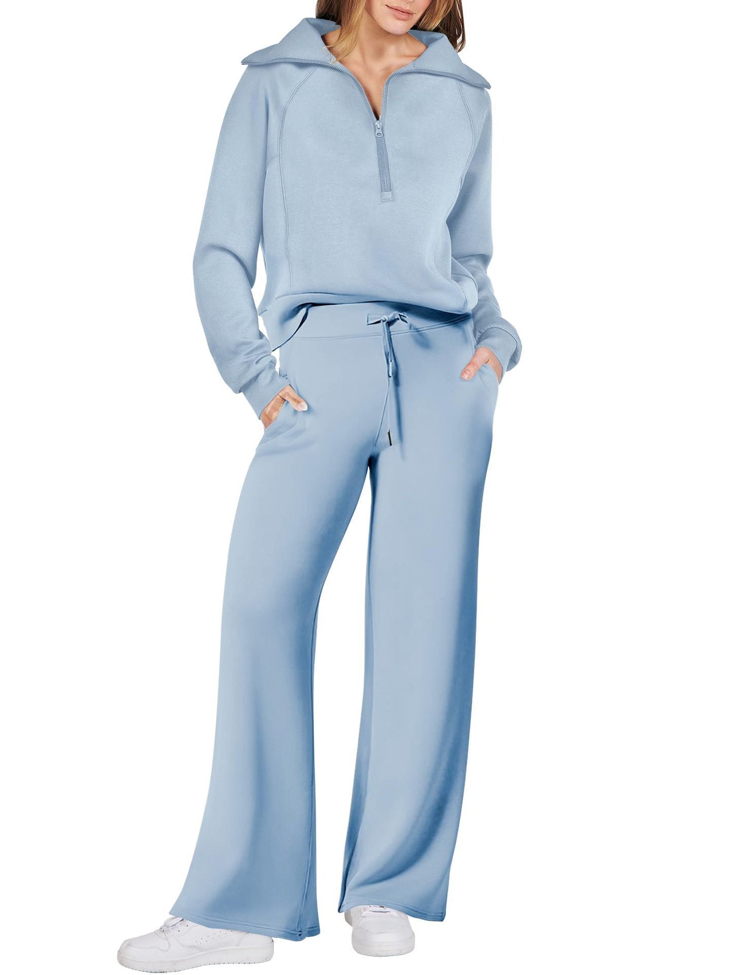 Ensemble d'intérieur pour femme à jambes larges - Image 19