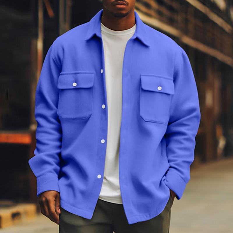 Veste Chemise Boutonnée pour Homme - Image 4