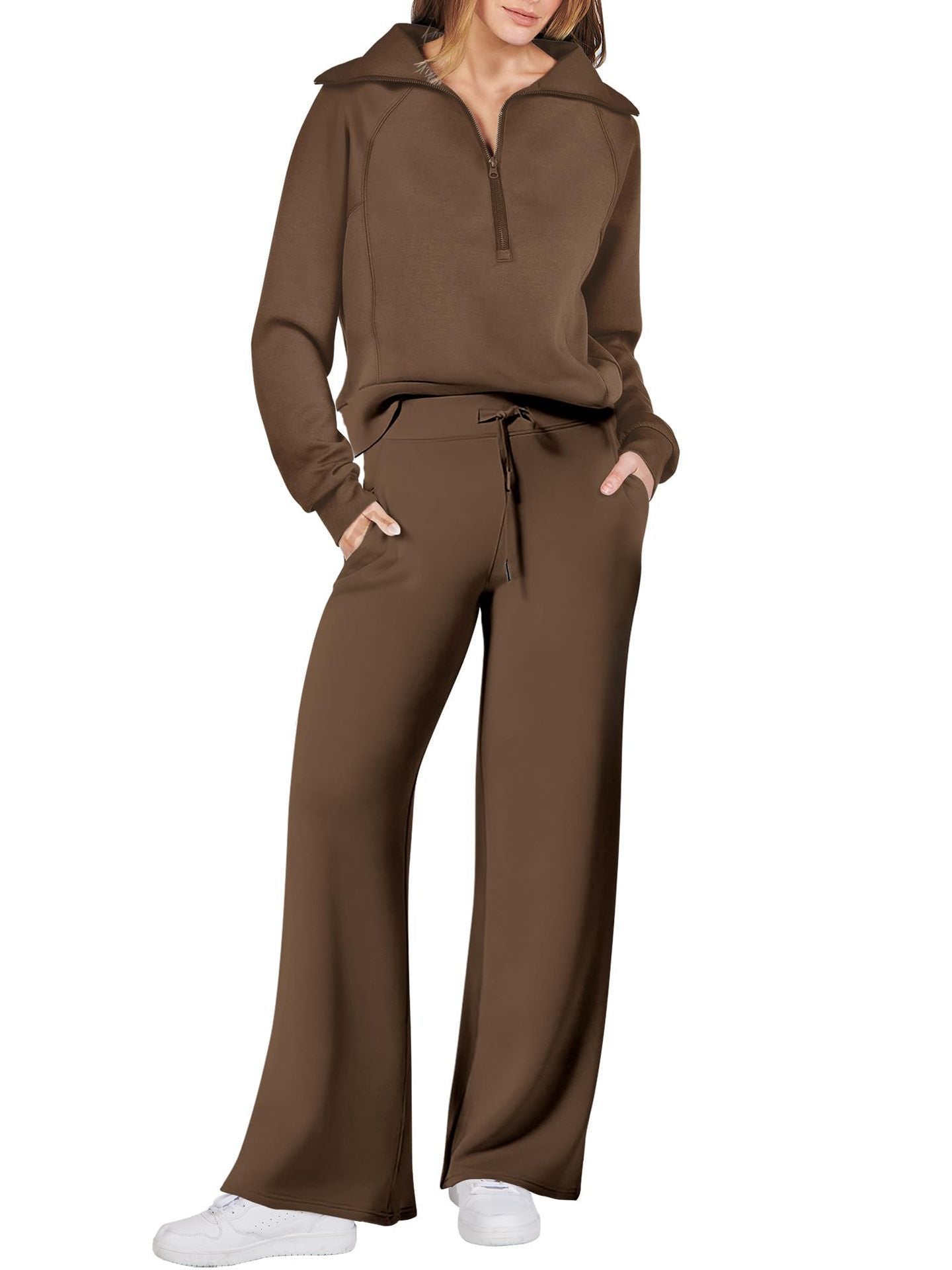 Ensemble d'intérieur pour femme à jambes larges - Image 11
