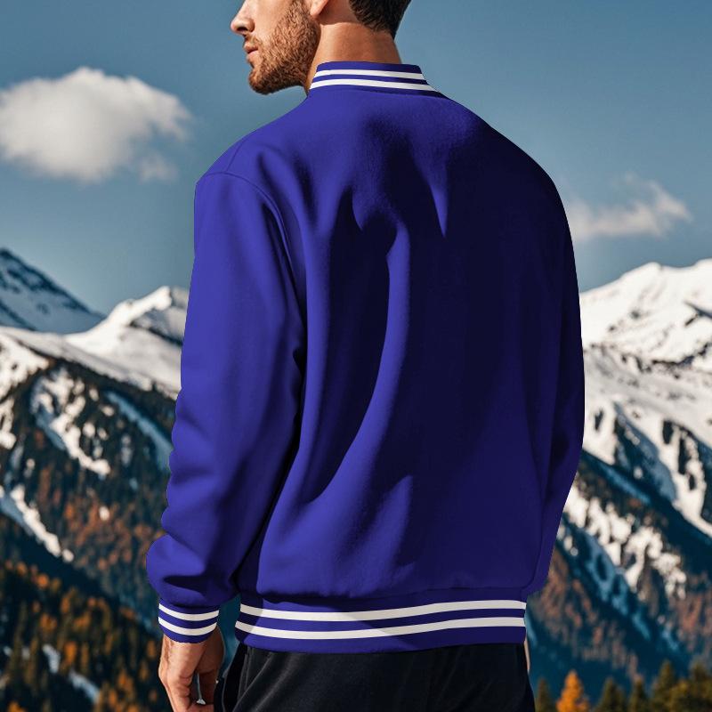 Blouson Teddy Baseball Homme - Image 9