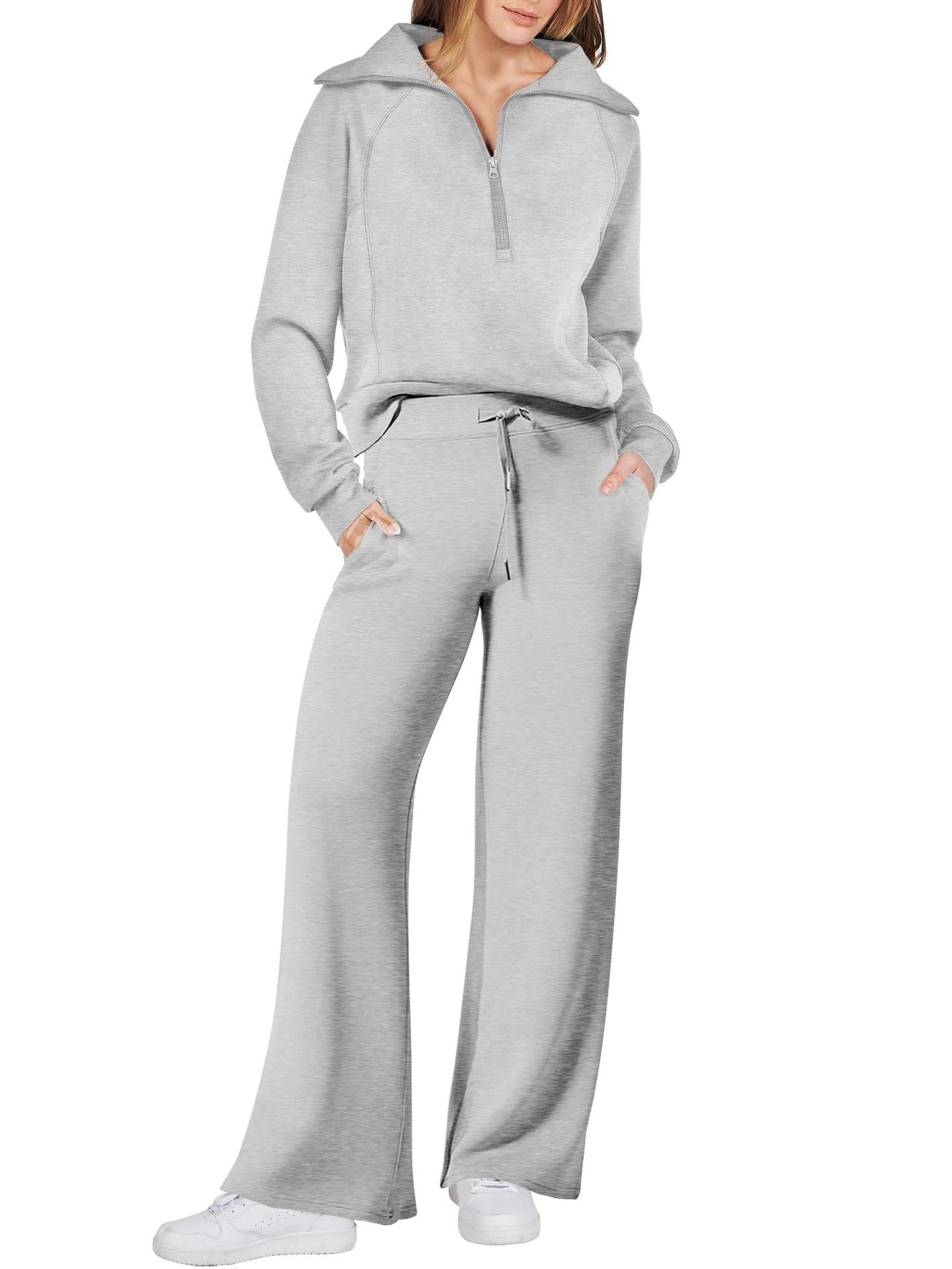 Ensemble d'intérieur pour femme à jambes larges - Image 14