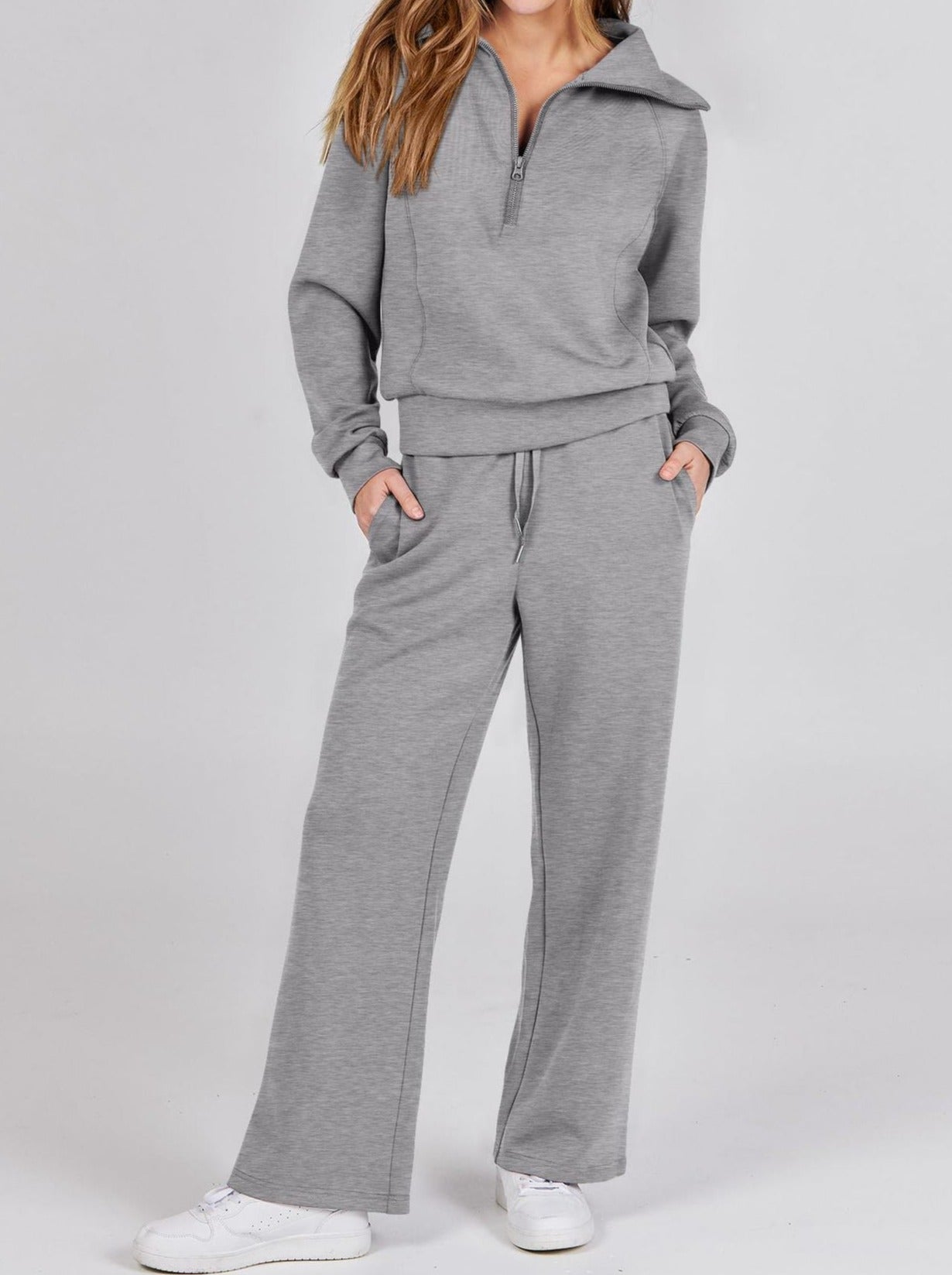 Ensemble d'intérieur pour femme à jambes larges - Image 8