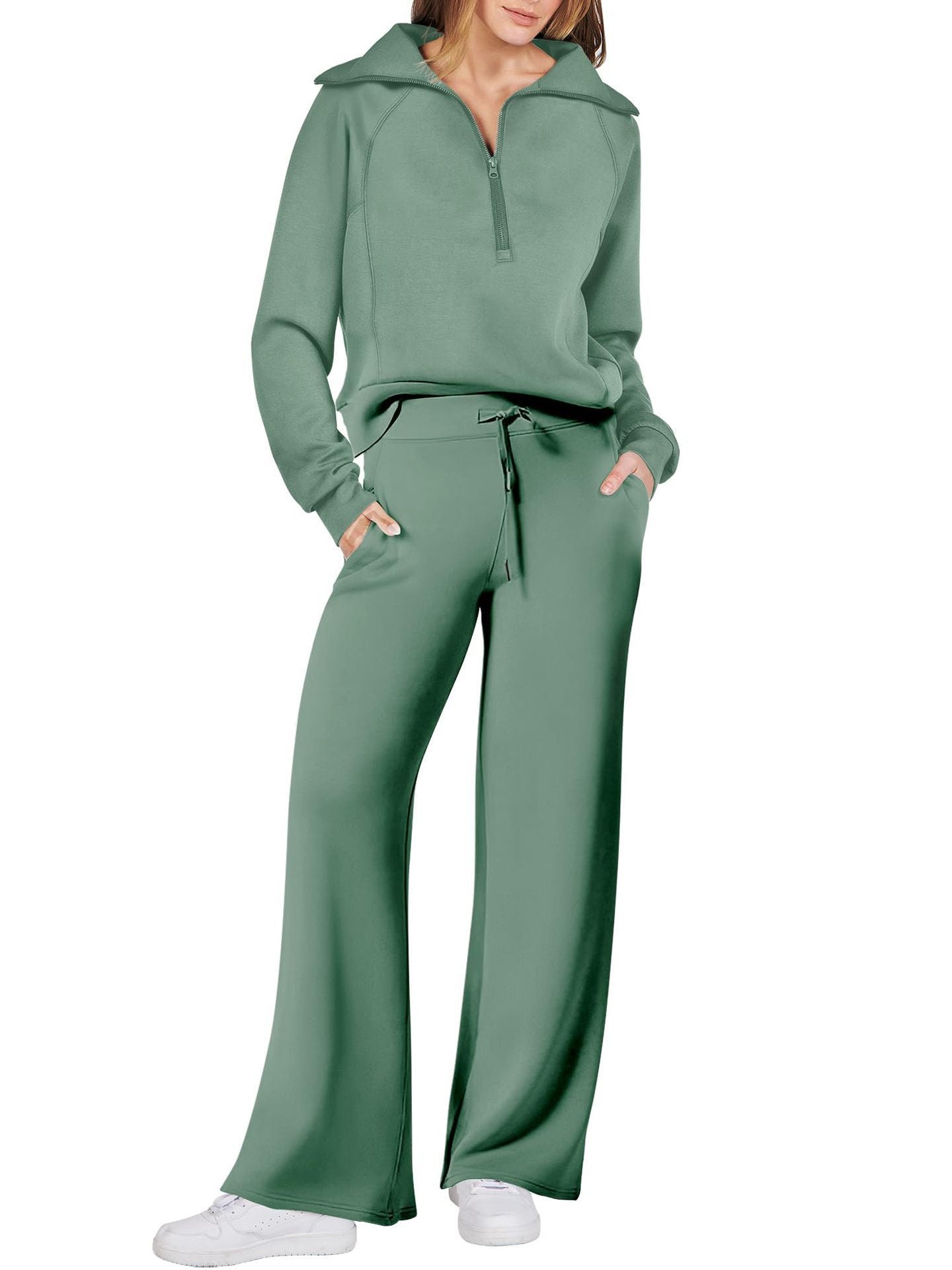 Ensemble d'intérieur pour femme à jambes larges - Image 17
