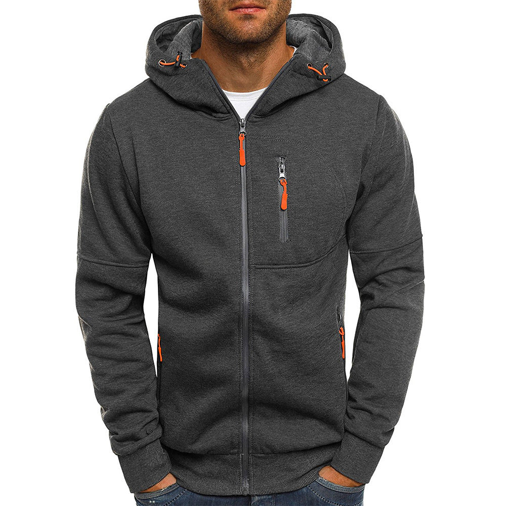 Veste Homme à Capuche et Fermeture Éclair Intégrale - Image 9