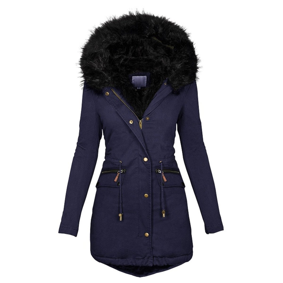 Anorak Femme à Capuche Bordée de Fourrure - Image 4
