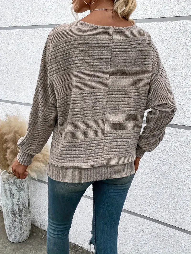 Pull ample à manches longues pour femme - Image 5
