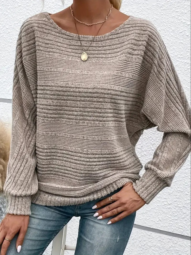 Pull ample à manches longues pour femme - Image 4