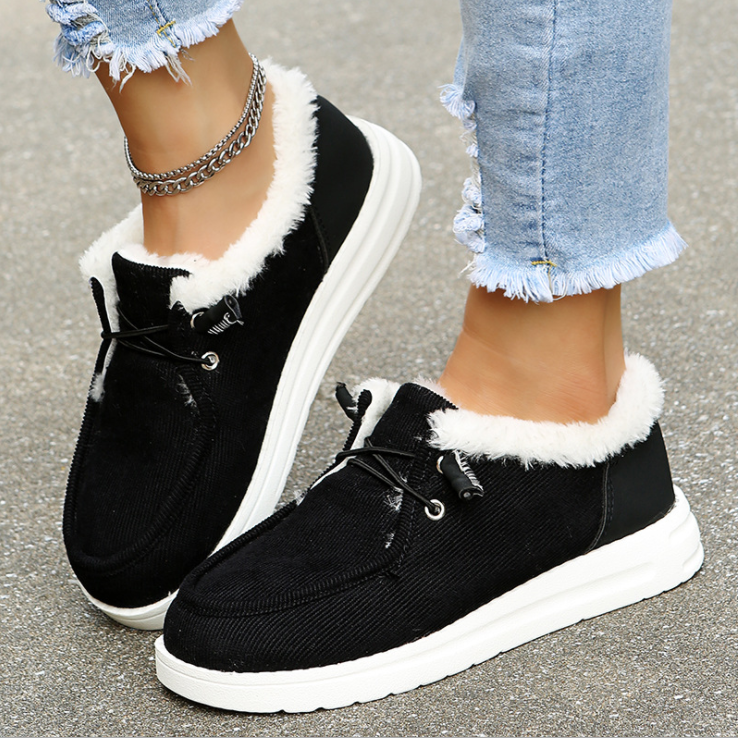 Mocassins Femme Doublés en Fausse Fourrure - Image 4