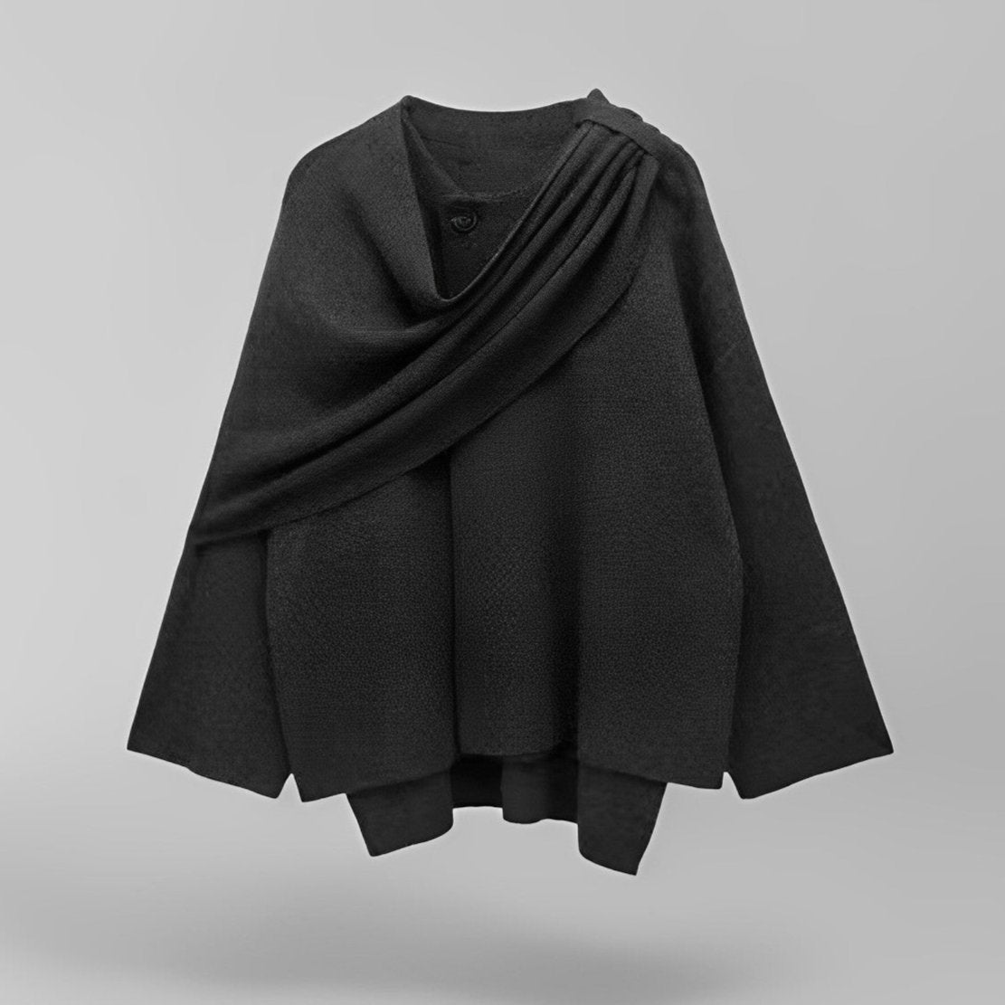 Manteau Cape Oversize Femme - Image 4