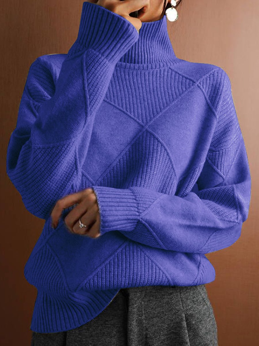 Pull ajusté à col roulé pour femme - Image 7