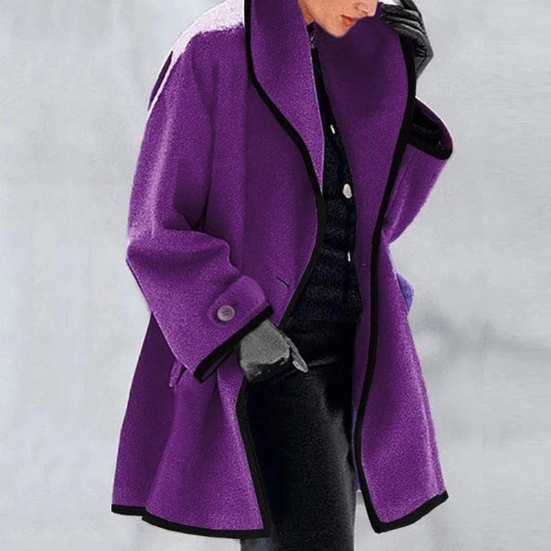 Manteau Femme Col Bateau - Image 4