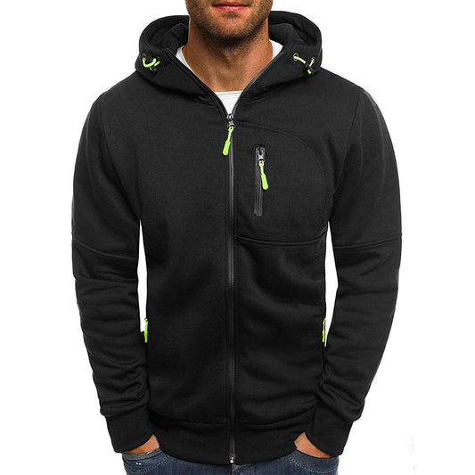 Veste Homme à Capuche et Fermeture Éclair Intégrale - Image 1