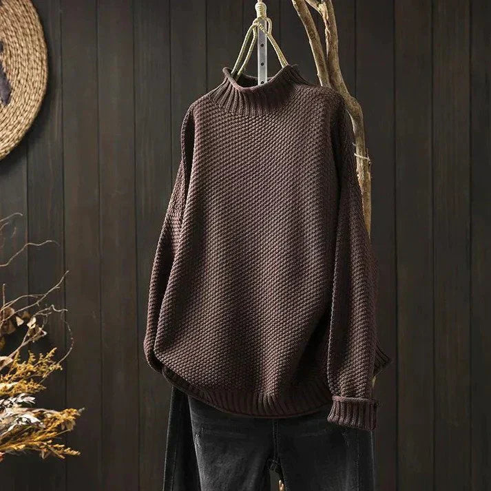 Pull ample à col roulé pour femme - Image 4