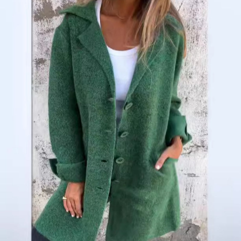 Veste Longue Boutonnée Femme - Image 4