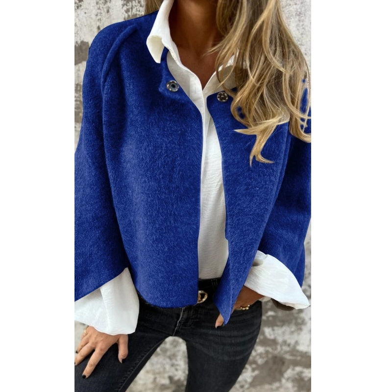 Veste Courte Femme Sans Col - Image 8