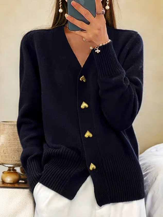 Cardigan Femme Col en V - Image 1