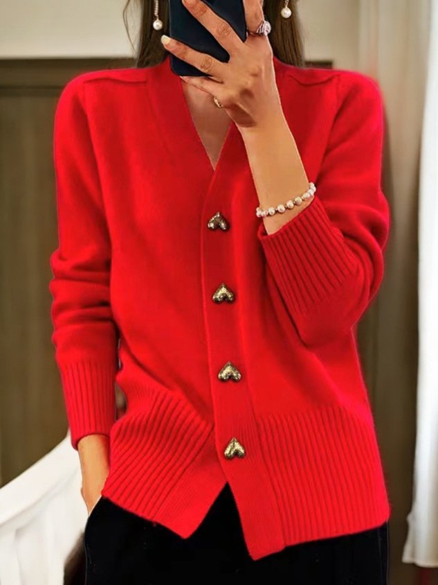 Cardigan Femme Col en V - Image 5